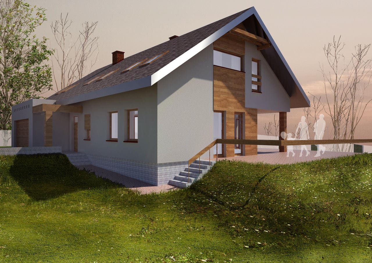 indywidualny projekt domu jednorodzinnego Śląsk